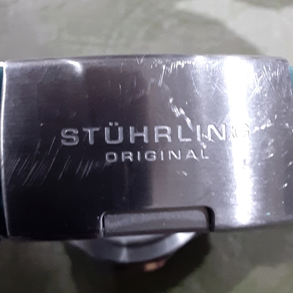 Trendy and colorful  this Stuhrling original, ladies watch is adjustable! - Picture 2 of 10